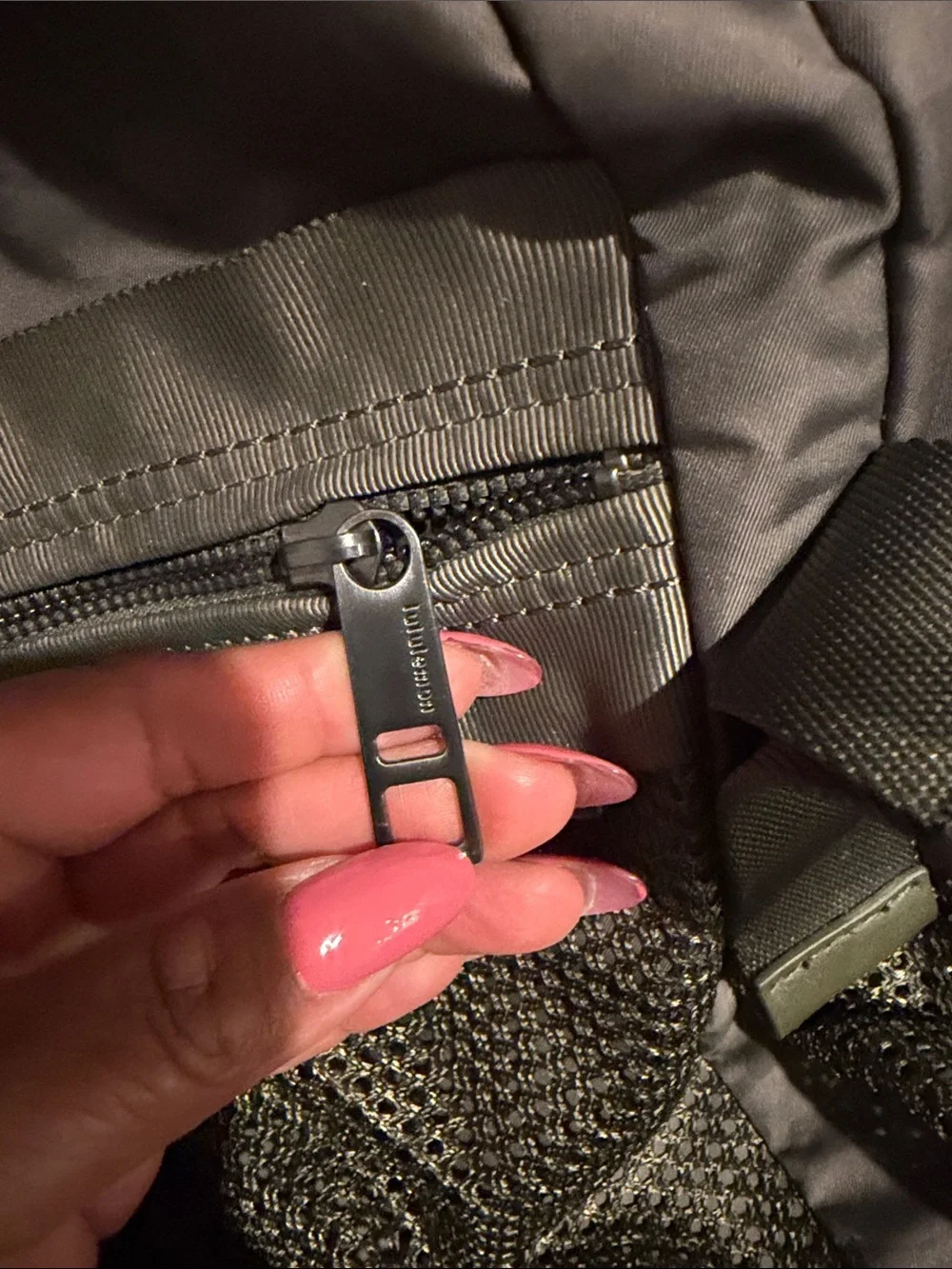 lululemon athletica Tan Roll-Top Backpack with Mesh Pockets